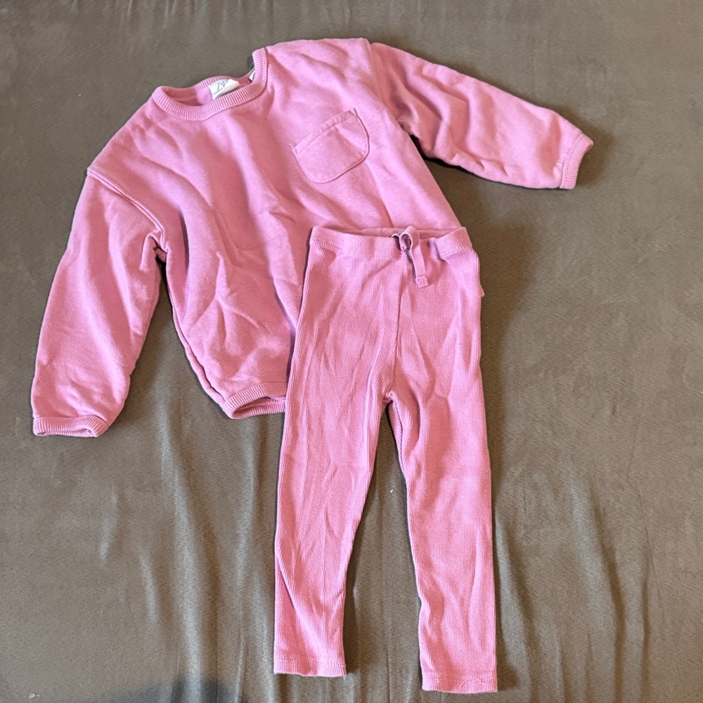 Zara pink matching set